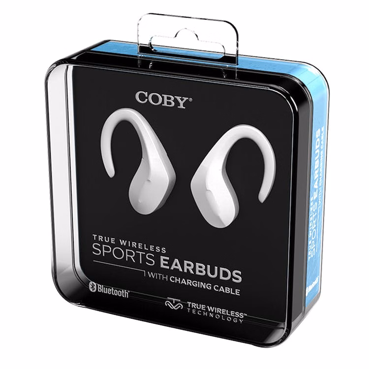 Sports Earbuds - White Slim Profile