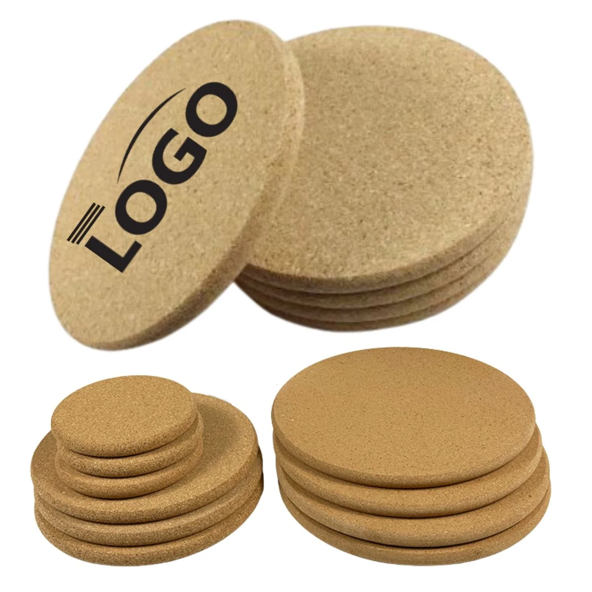 Large Circular Cork Heat Insulation Mat 1