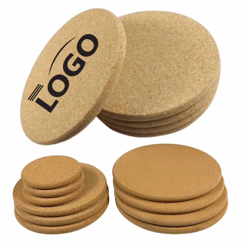 Large Circular Cork Heat Insulation Mat