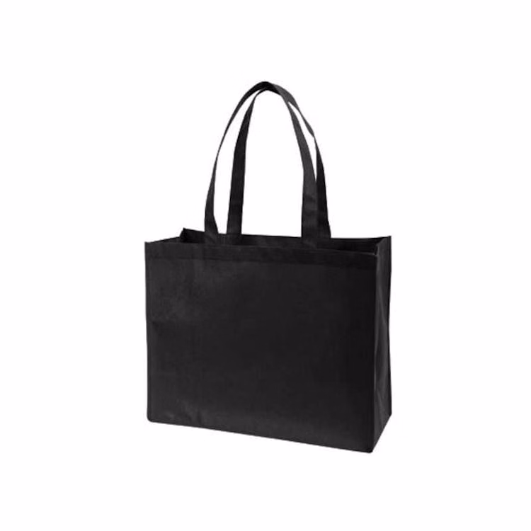 Non-Woven Tote Bag - 18" Black