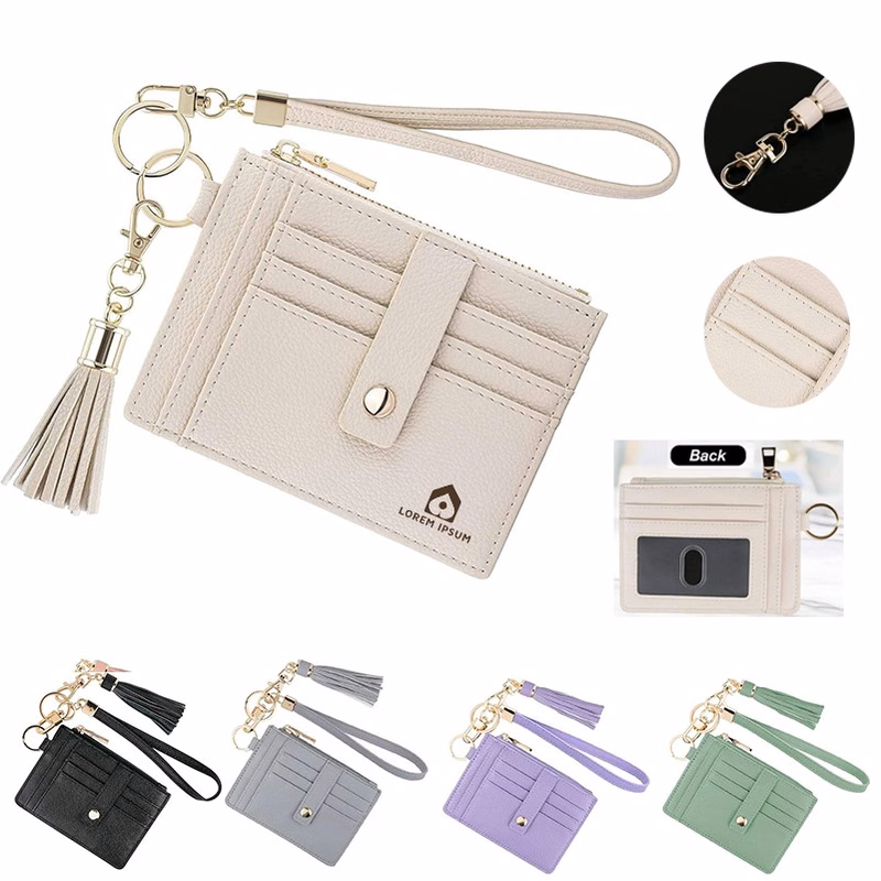 PU Leather Wallets Wrist Card Holder