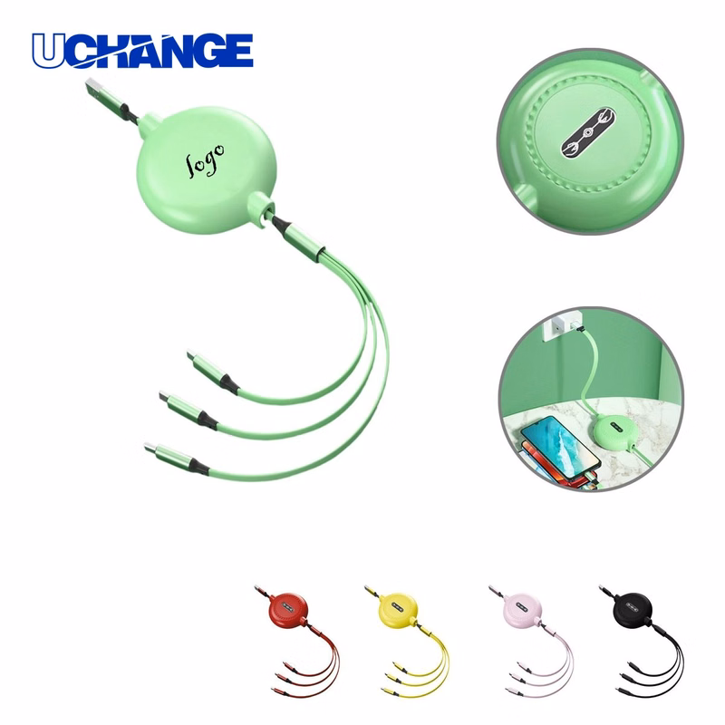 Retractable 3-in-1 Charging Cable