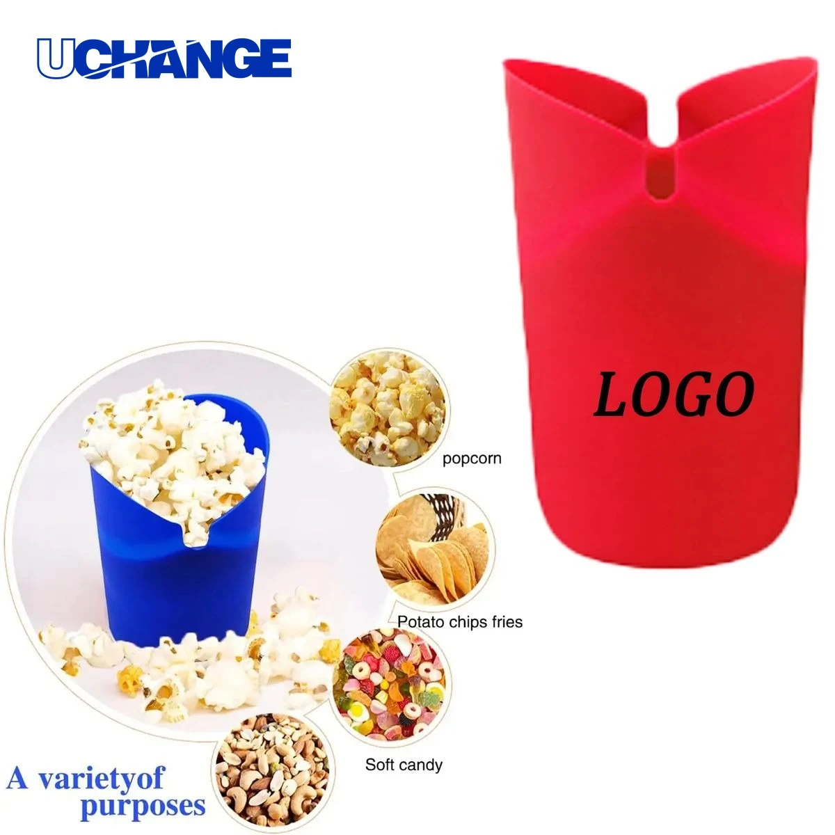 Food-Grade Silicone Folding Bucket Cup Collapsible Container for Camping & Travel 1