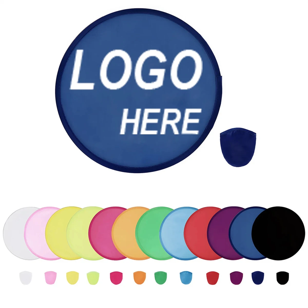 10" Fold Up Flying Disc with Pouch 1