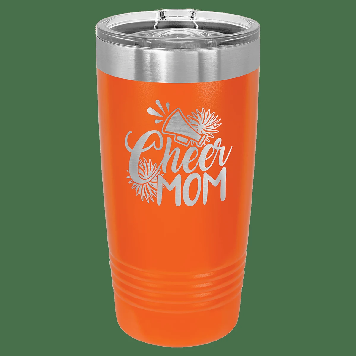 20 oz. Orange Laser Engraved Polar Camel Ringneck Tumblers w/Slider Lid 1