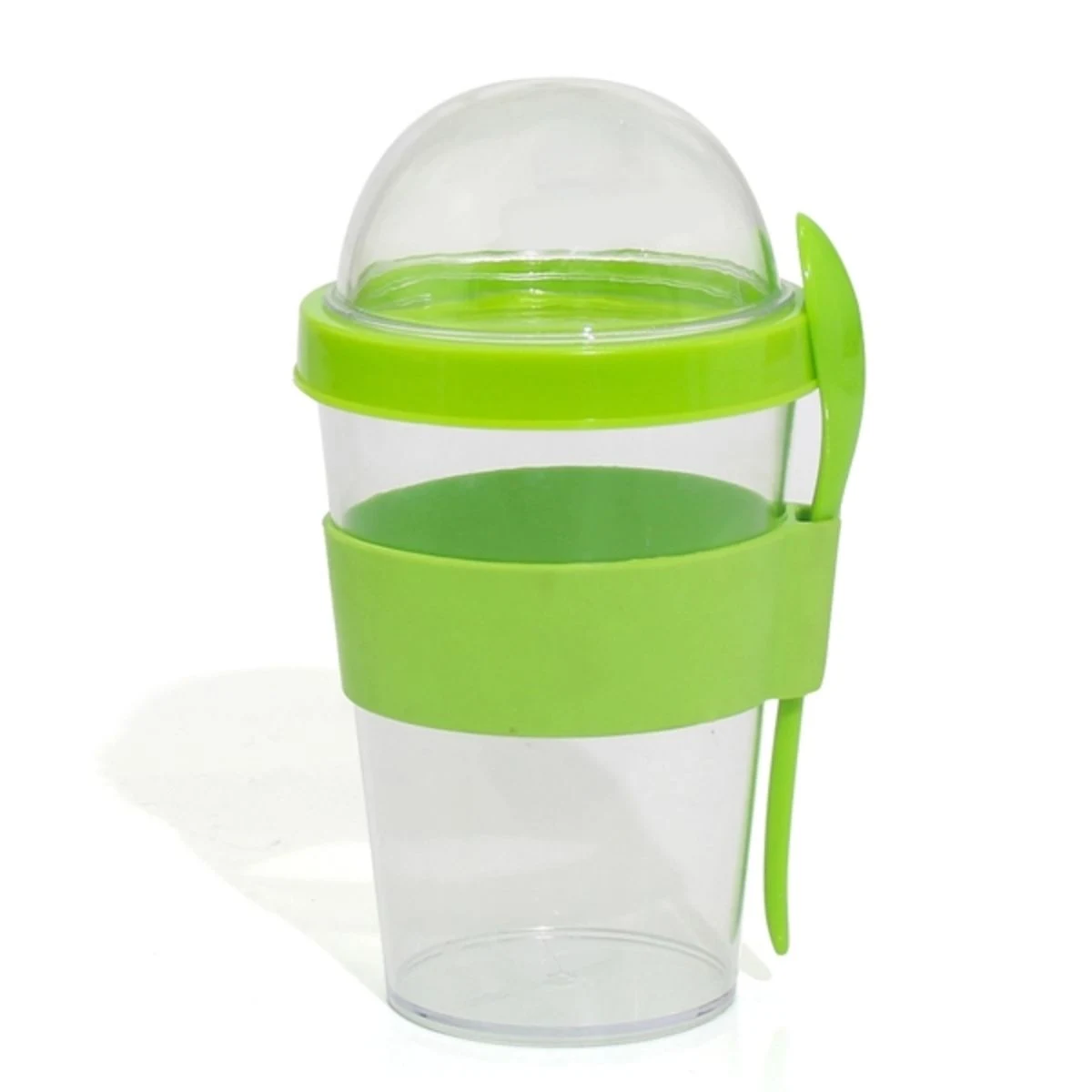 Double Wall Yogurt Bottle With Lid and Spoon 1