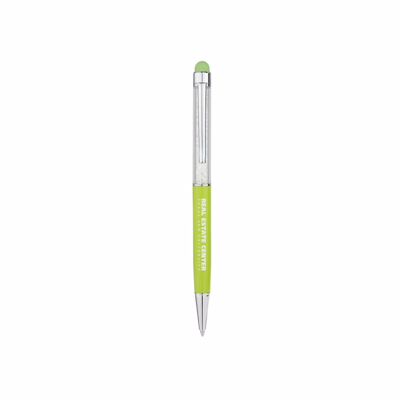 Princess Ballpoint Twist Stylus Pen (Lime Green)
