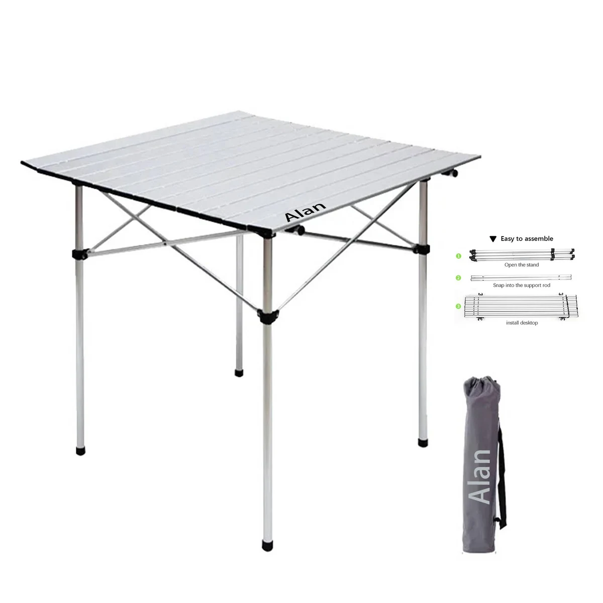 Aluminum Alloy Camping Folding Table 1