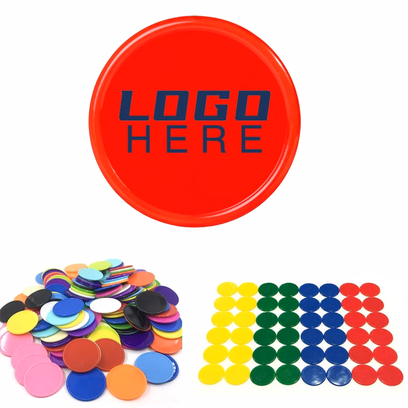 Full Color Round Plastic Token MOQ500pcs