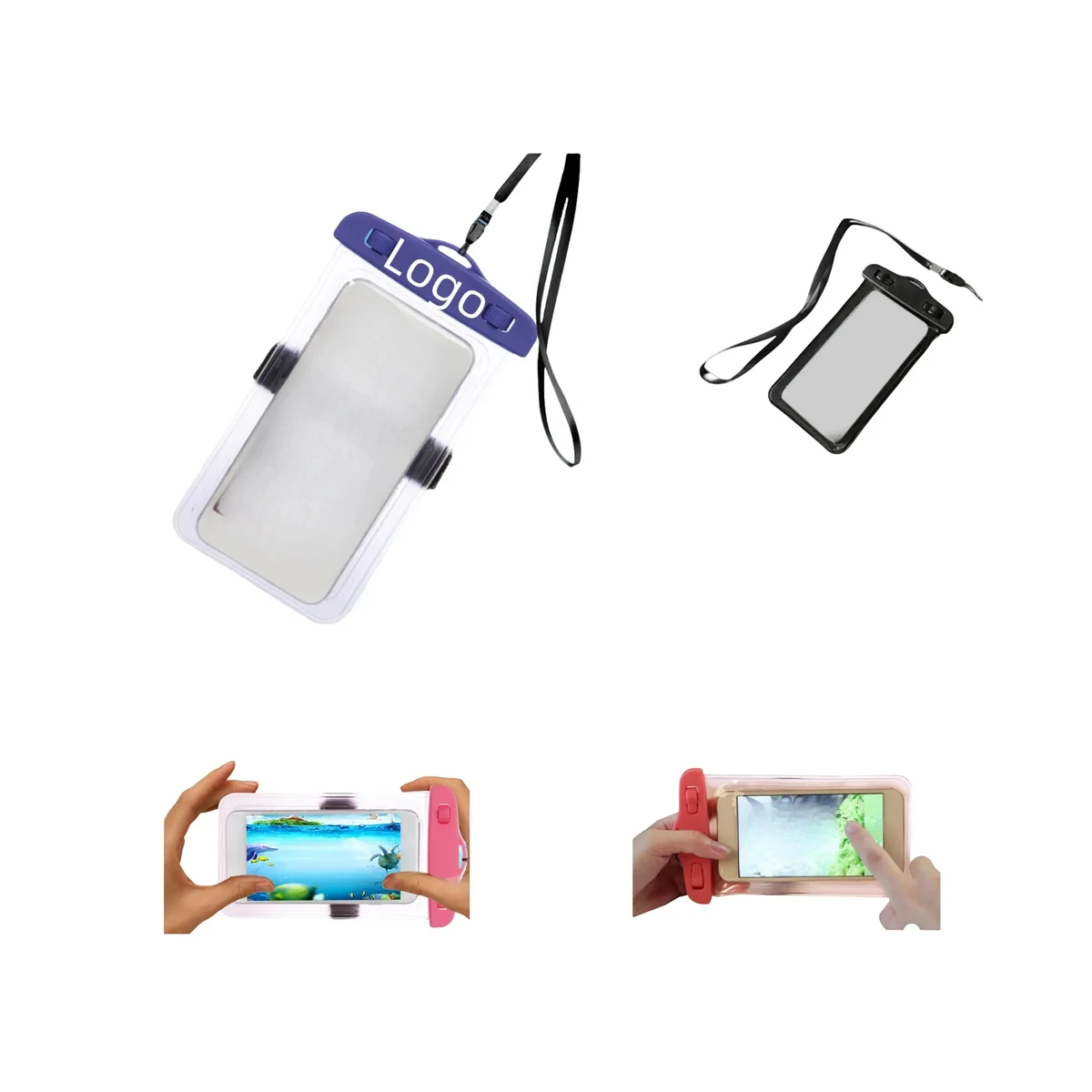 Waterproof Phone Pouch with Neck Strap 1