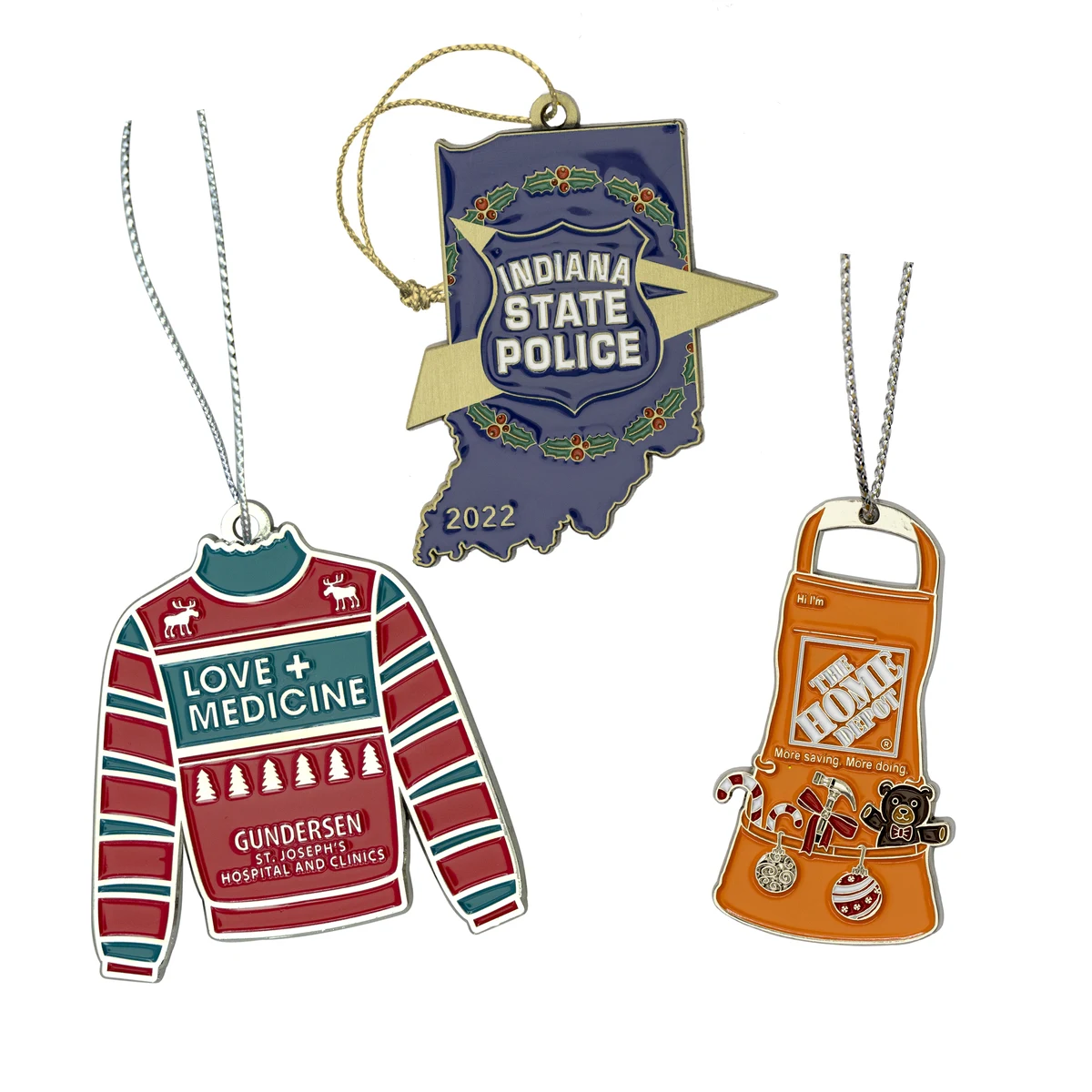 Custom Holiday Ornament 2-1/2" 1