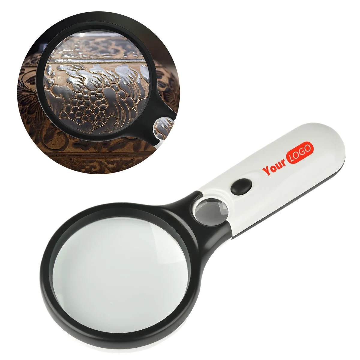 Lighted 10x Magnifier Scratch Drop Resistant 1