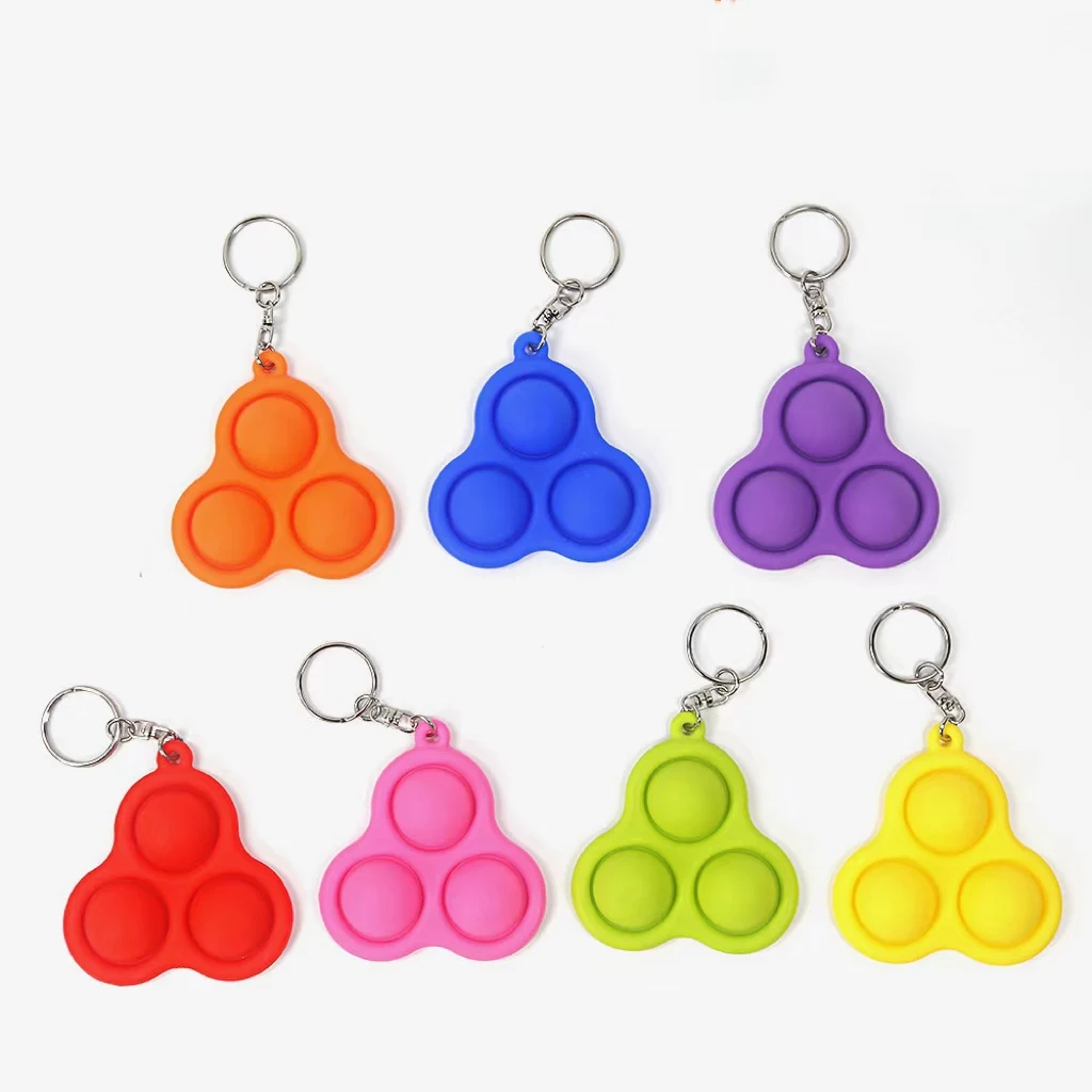 Push Pop Stress Reliever Keychain 1