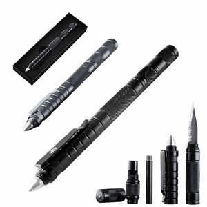 Black 5 In 1 Tactical Pen