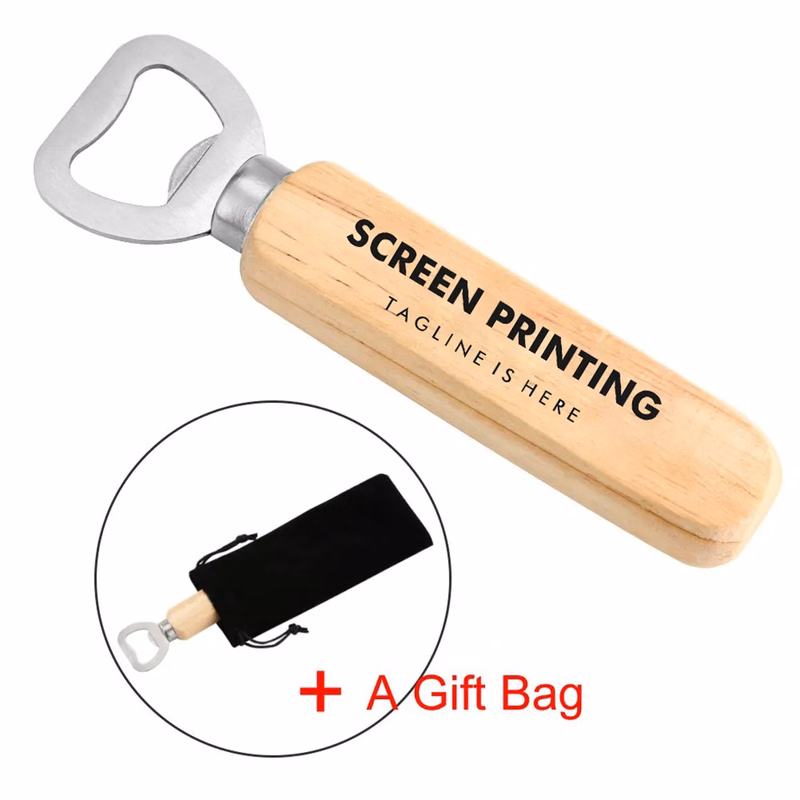 Wood Handle Handheld Beer Bottle Openers