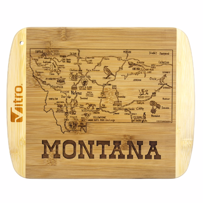 A Slice of Life Montana Serving & Cutting Board