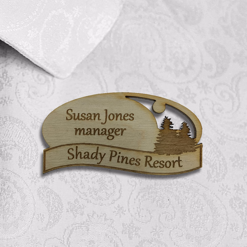 Engelwood Name Badges 6-9 sq in