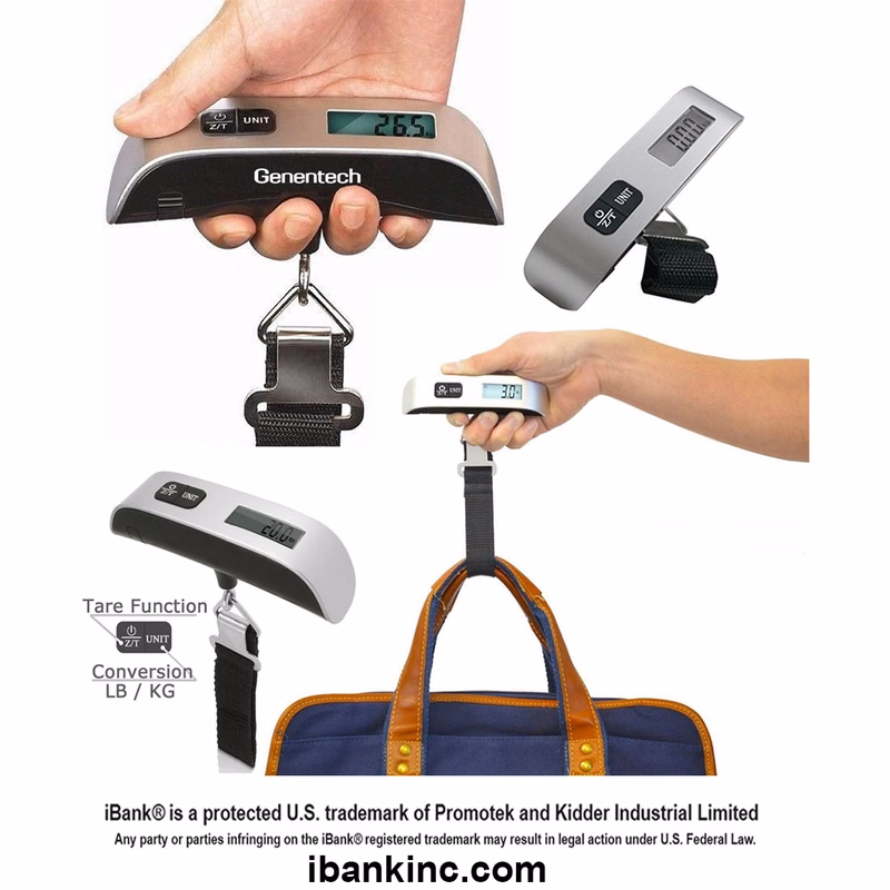 iBank ® Electronic Digital Travel Luggage Scale