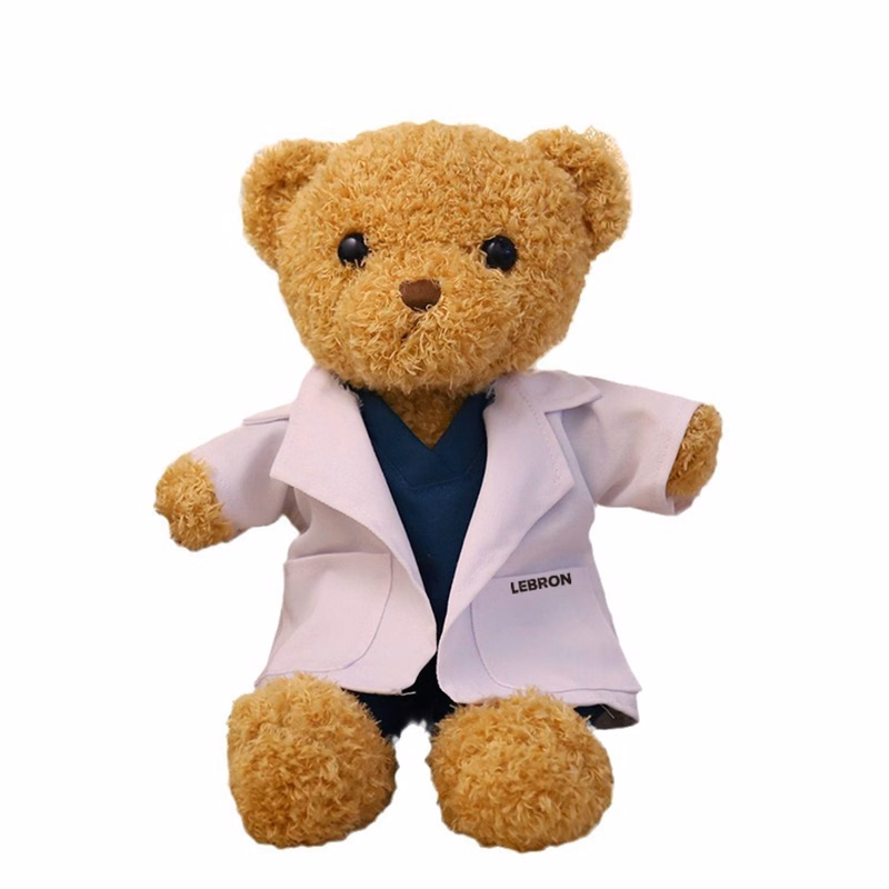 White Coat Medical Gifts Stuffed Dr. Bears