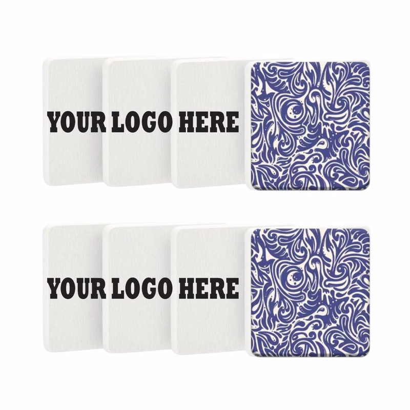 Plain Square Ceramic Drink Coaster
