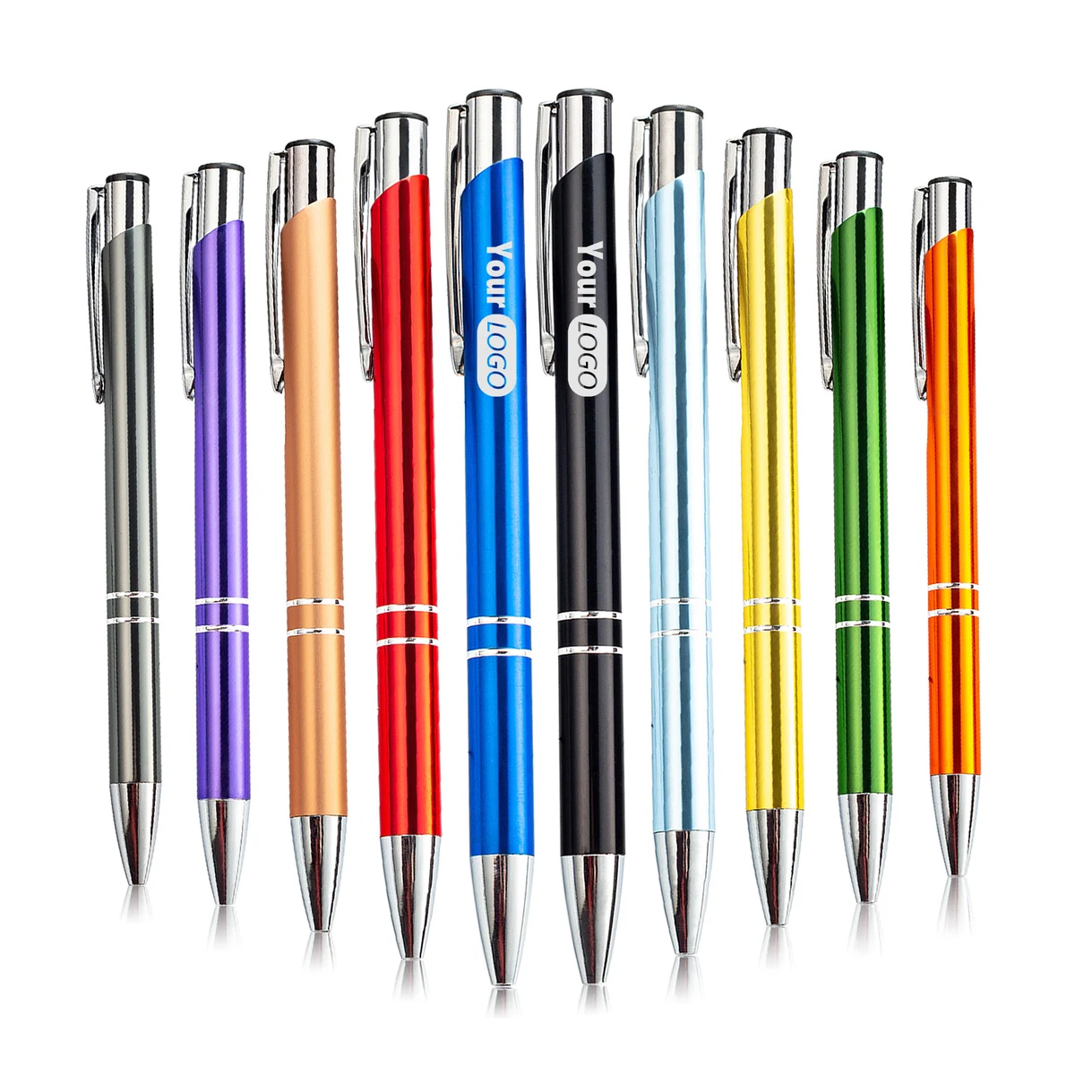 Aluminum Push-Button Writing Pen 1