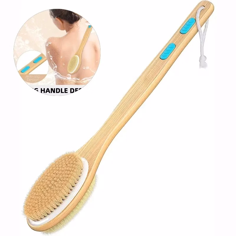 Dual Bristle Shower Brush Tool