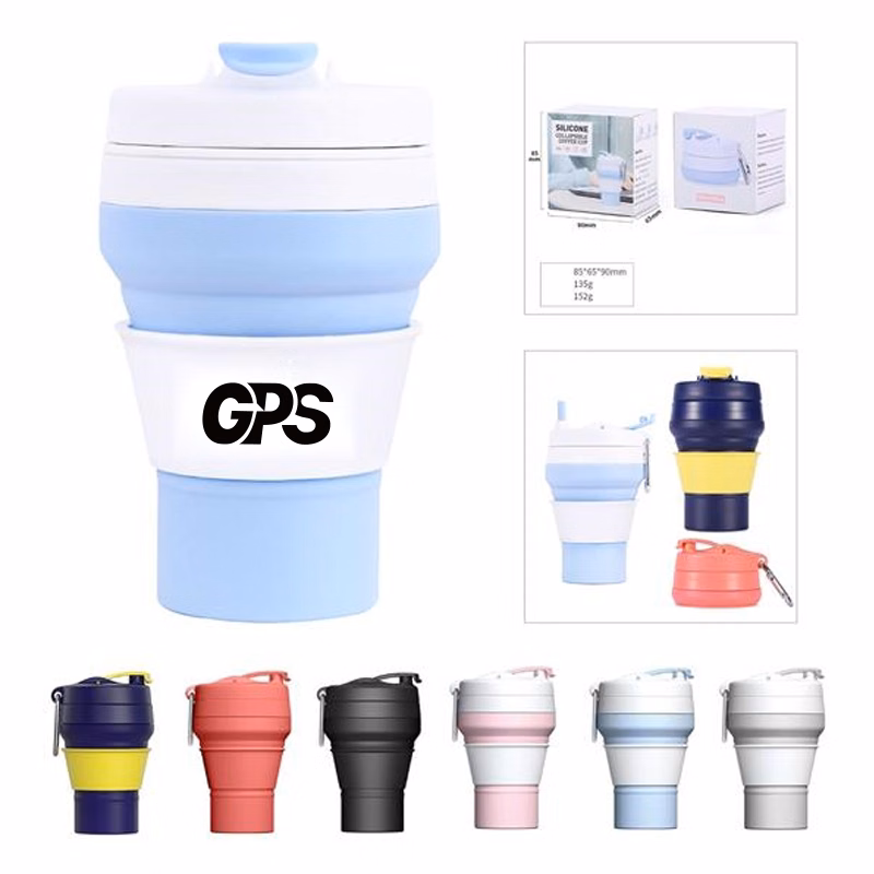 15 OZ Compress Travel Mug with Straw