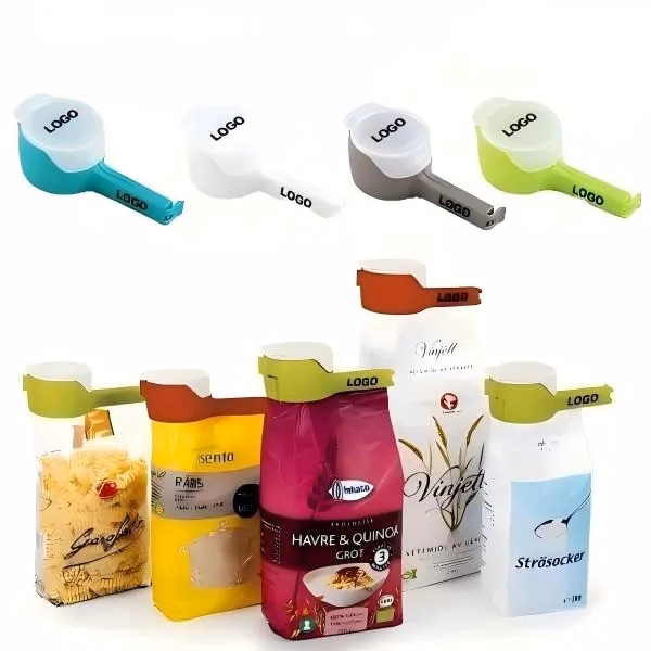 Multifunctional food sealing clip with lid