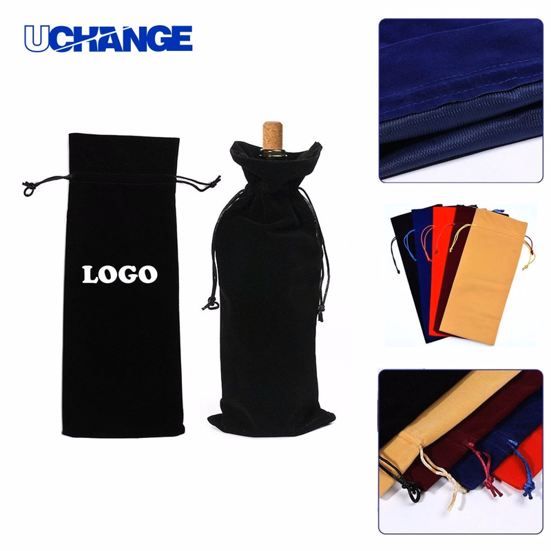 Velvet Wine Bottle Bag