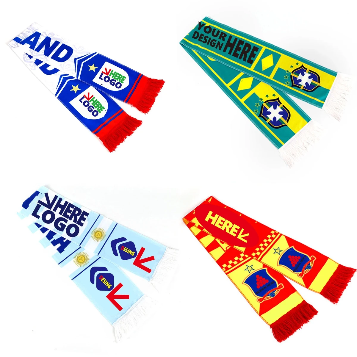 Soccer Fans Knit Scarf 1
