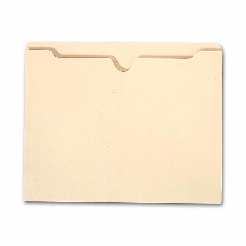 Top tab Manila Pocket, 1 1/2" Expansion