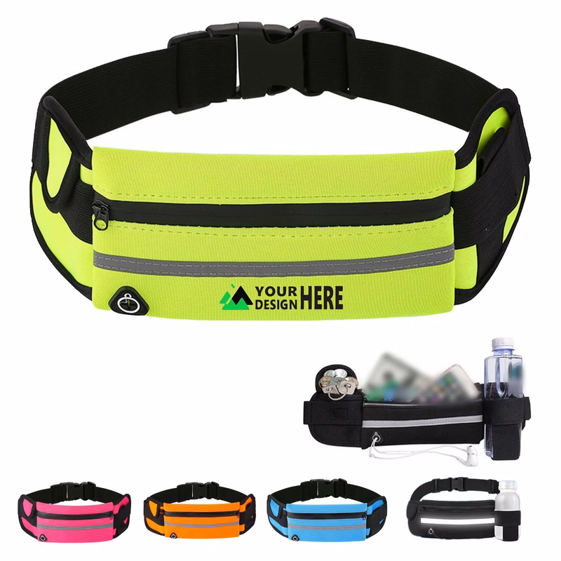 Sports Running Reflective Luminous Belt Waist Bag Waist Bag