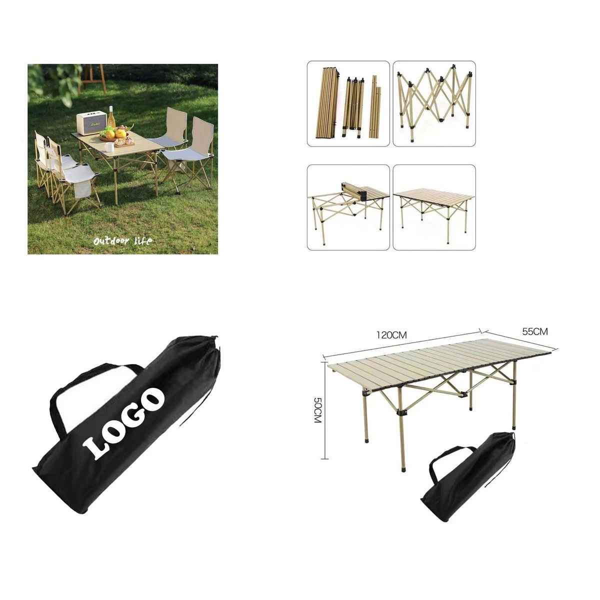 Outdoor Folding Camp Table 1