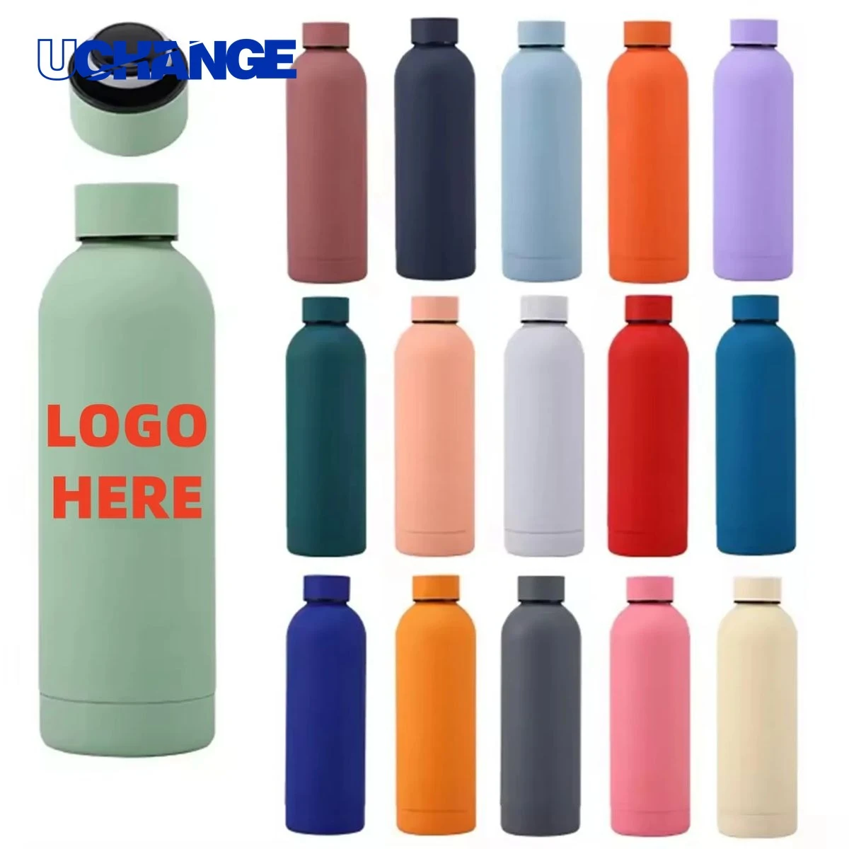 Stainless Steel Insulated Water Bottle (17Oz), custom water bottle with logo imprint 1