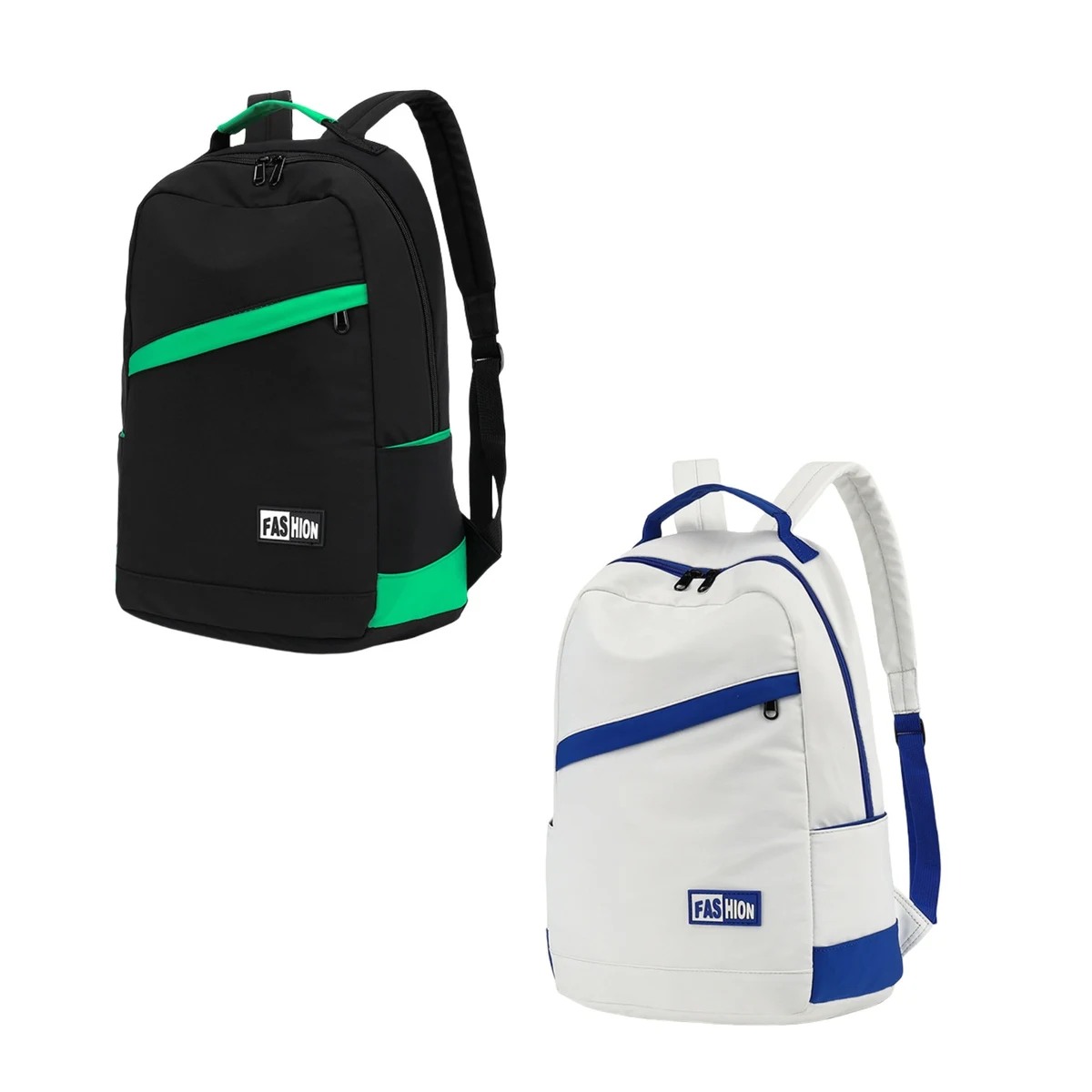 Large Capacity Color-Block Casual Backpack 1