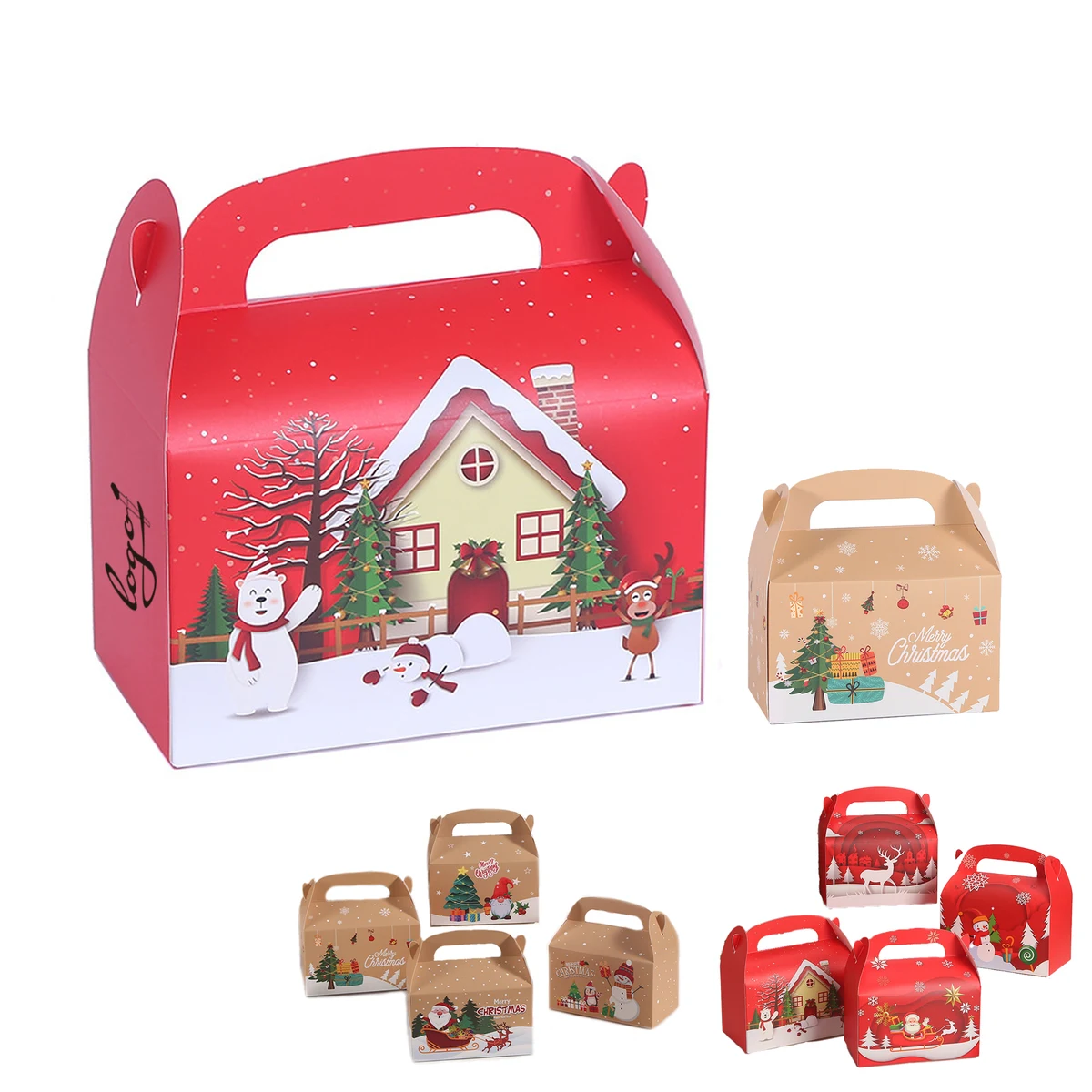 MOQ50 Christmas Party Candy Gift Box 1