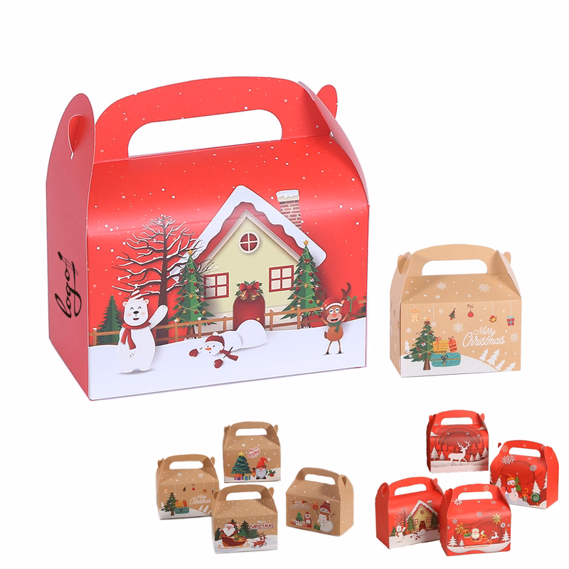 MOQ50 Christmas Party Candy Gift Box