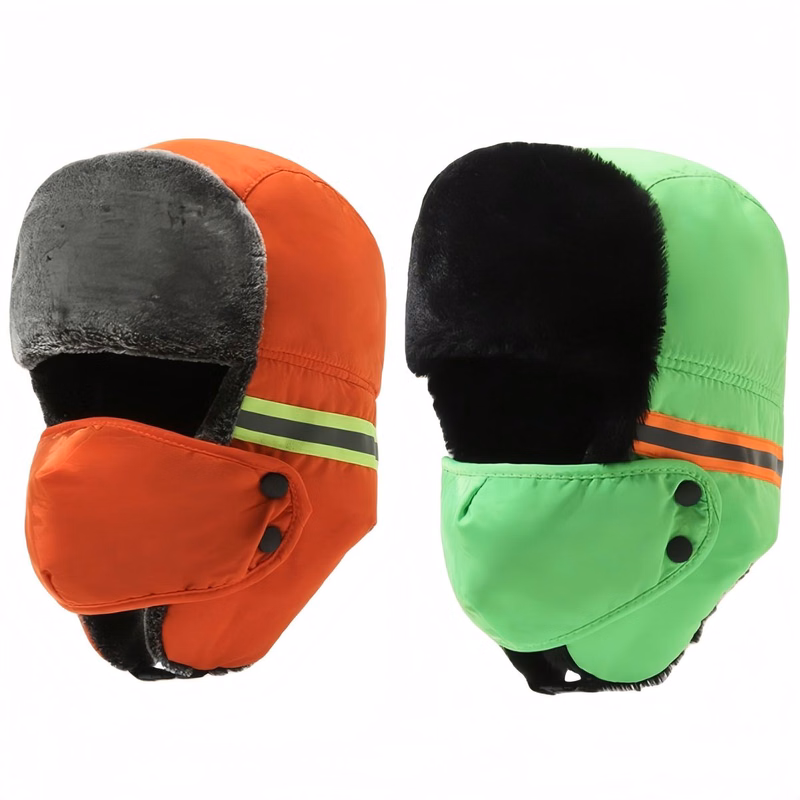 Promotional Safety Trapper Hat For Outdoor Winter Work
