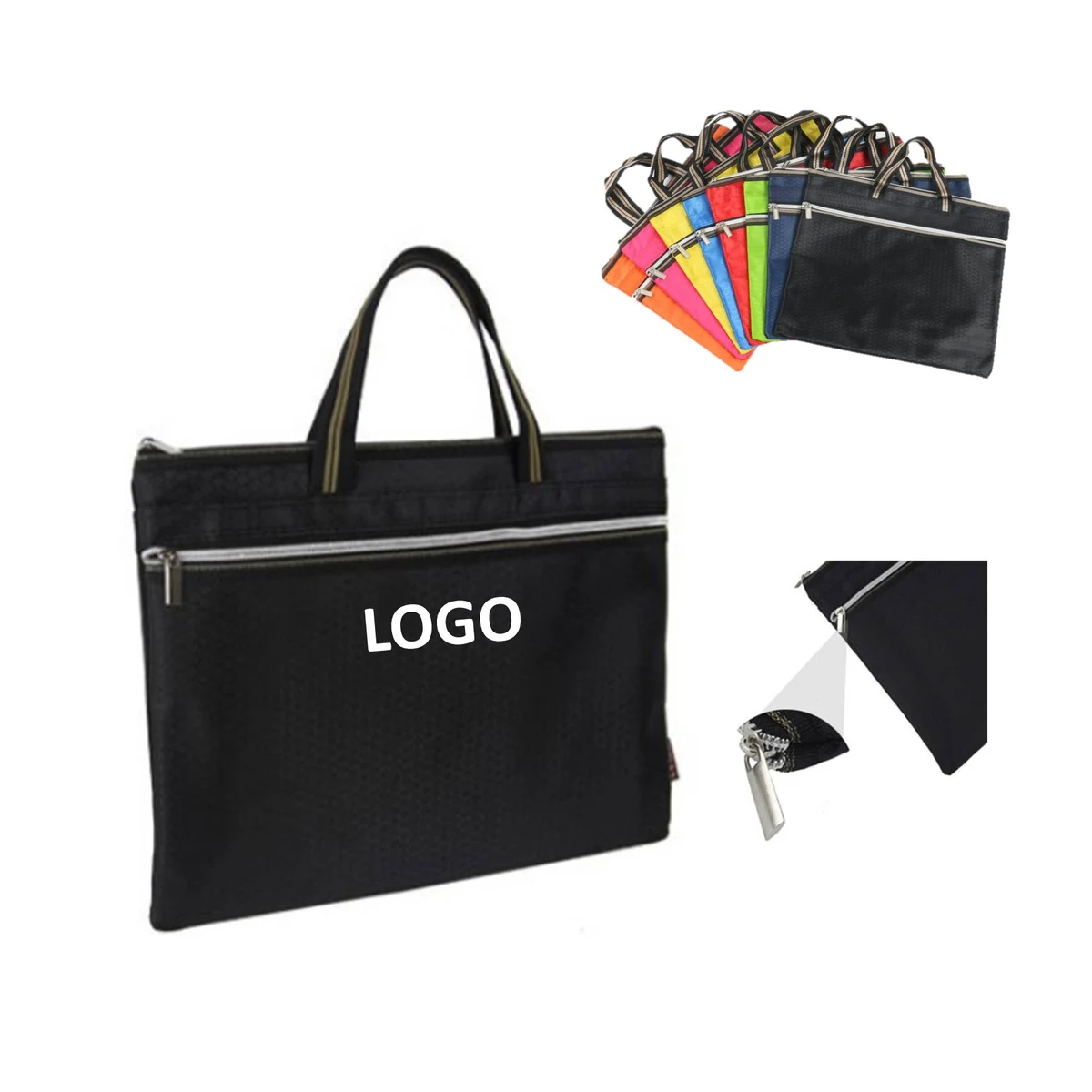 Carry Document Bag File Folder Football Pattern 1