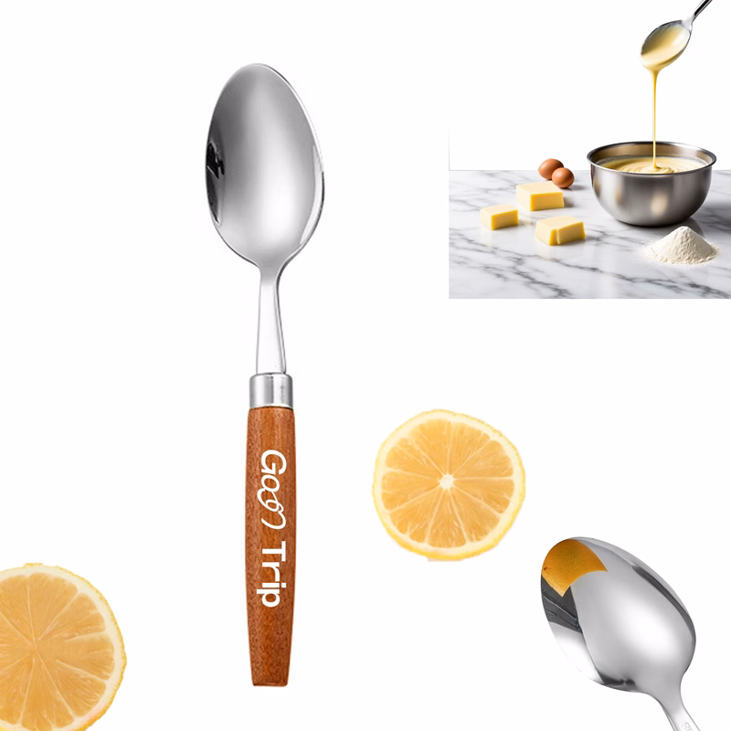 304 Stainless Steel Wooden Spoon