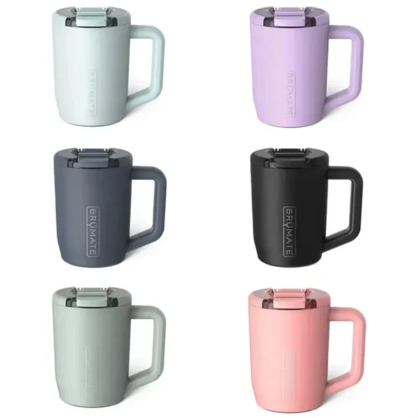 Custom 15 oz Double Wall Insulated Travel Mug with Handle — On the Go Hydration 1