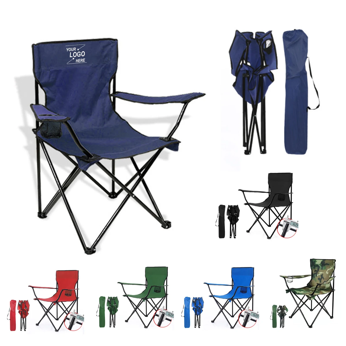 Portable Folding Beach Chair with Carrying Bag 1