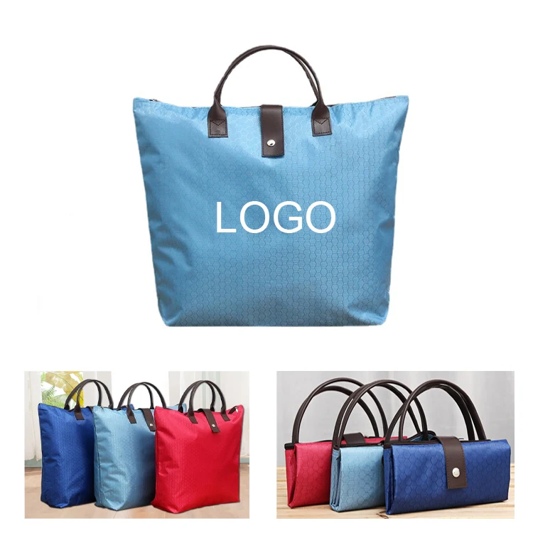 Waterproof Large Capacity Foldable Shopping Bag with Handles 1