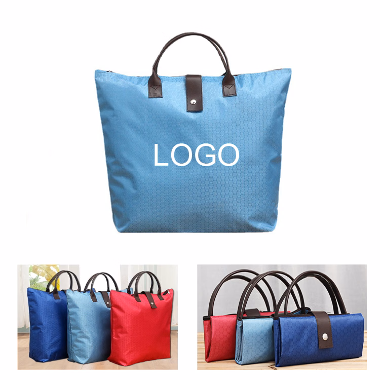 Waterproof Large Capacity Foldable Shopping Bag with Handles