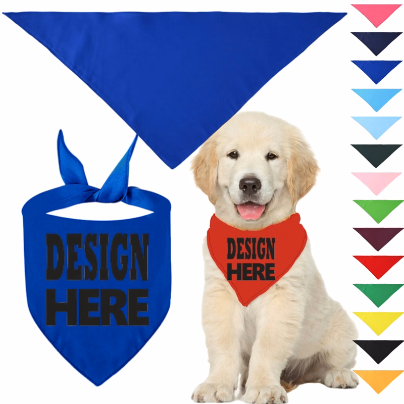 Cotton Large Pet Bandannas