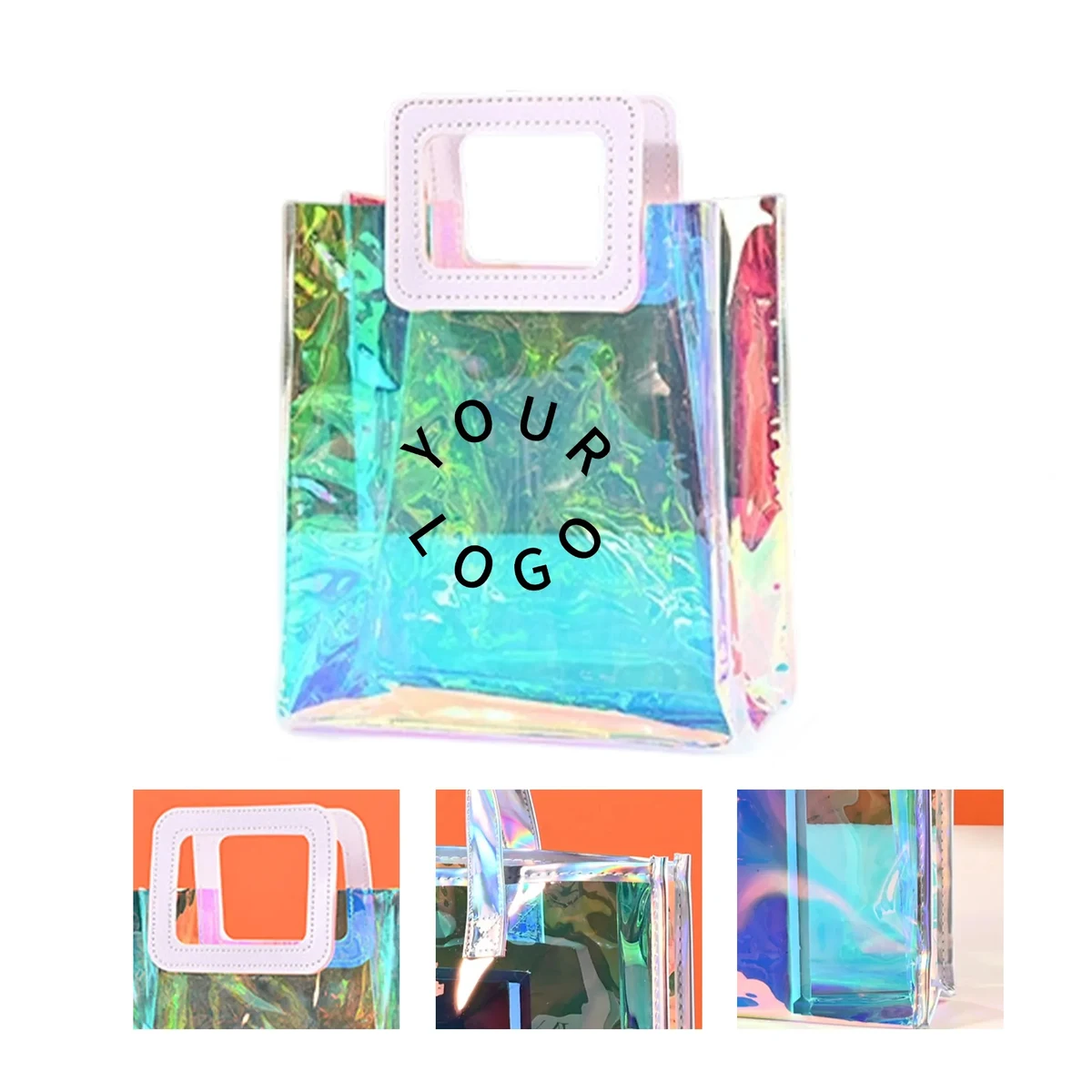 Clear Holographic Tote Bag 1