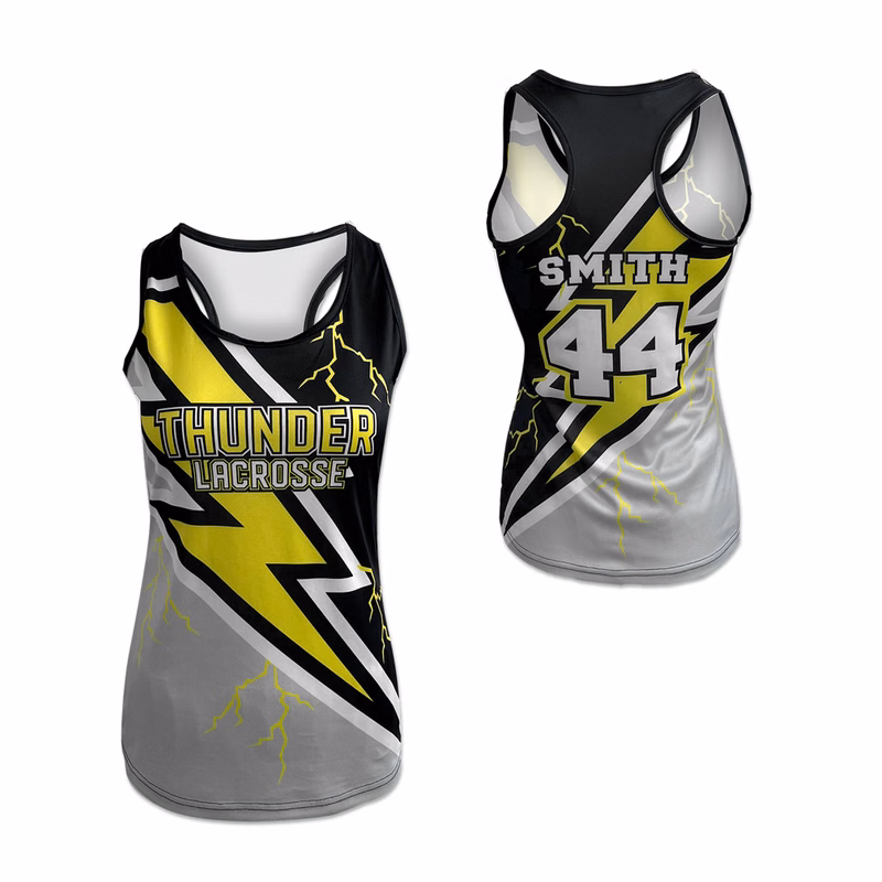 Women's Pinhole Mesh Lacrosse Tank Top Jersey
