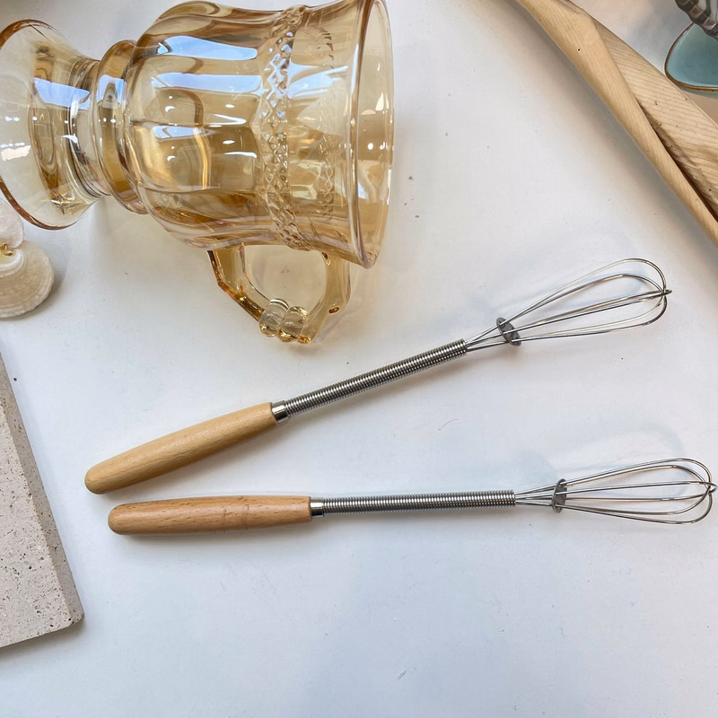 Wooden Handle Whisk