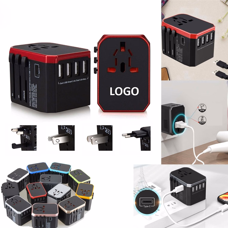 5 USB Ports Universal Plug Adapter