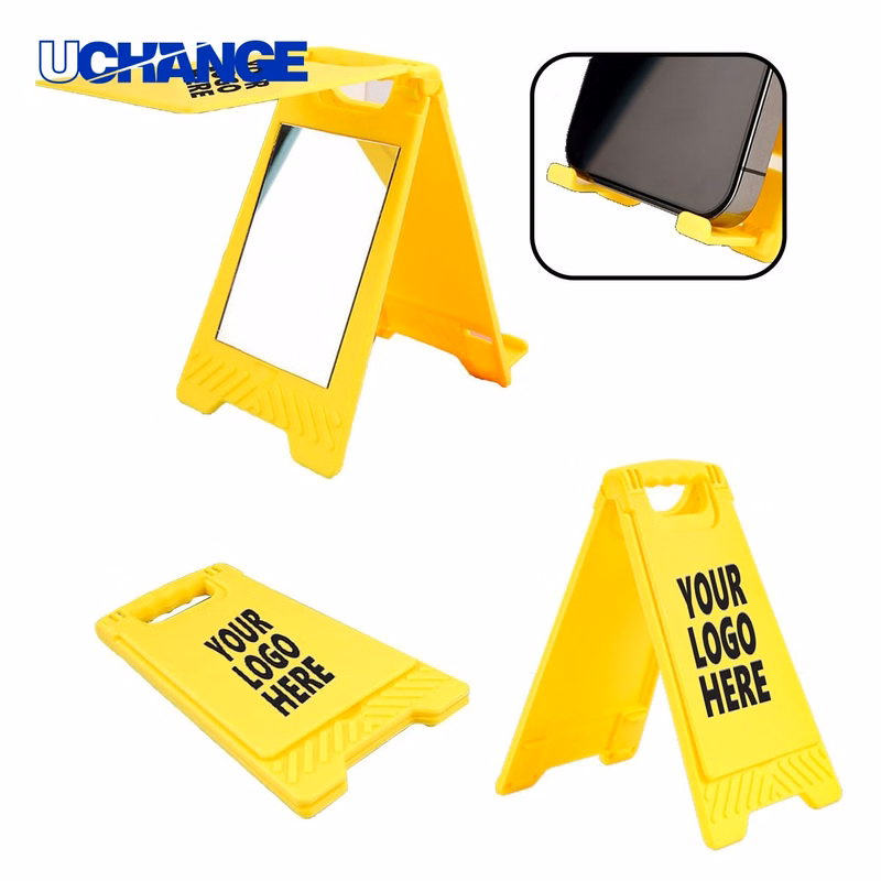Custom Logo Mirror Phone Stand for Desk
